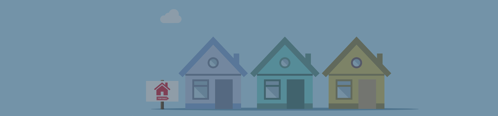 Image presents picture of three homes with one posted as "House For Sale" to promote the page's message for realtor agents and brokers to team up and partner with the home inspector, Slopeside Home Inspections, for homes for sale in Vancouver, Washington and Portland, Oregon areas.